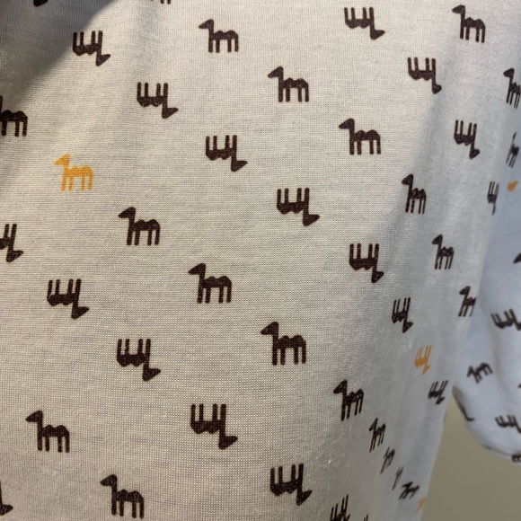 70s Novelty Print Blouse - Picture 3 of 4